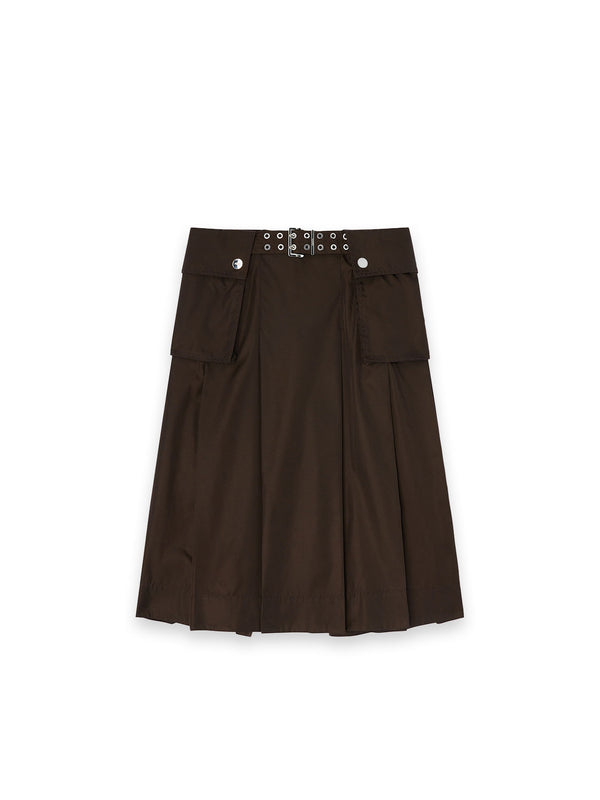 Skirt - Duchess pleated skirt made of nylon
