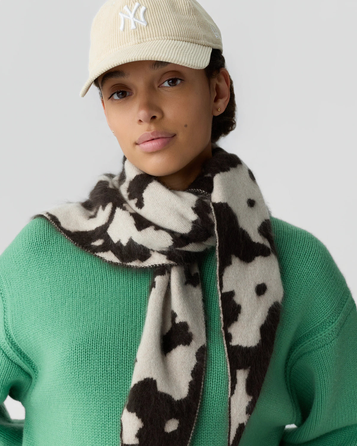 Grizzly Cowhide - Tuch aus Cashmere