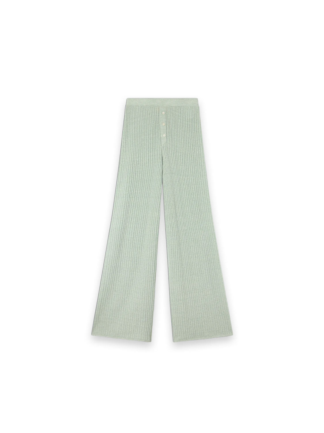 Rib Hose mit weiter Silhouette