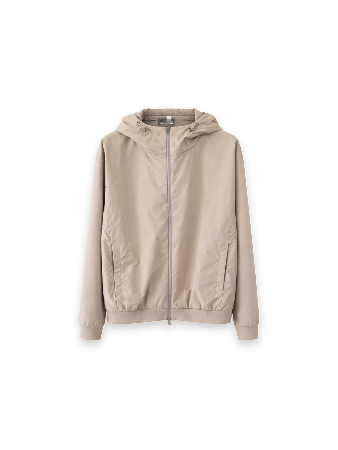 Kapuzenjacke mit funktionalem Polyester und elastischen Bündchen