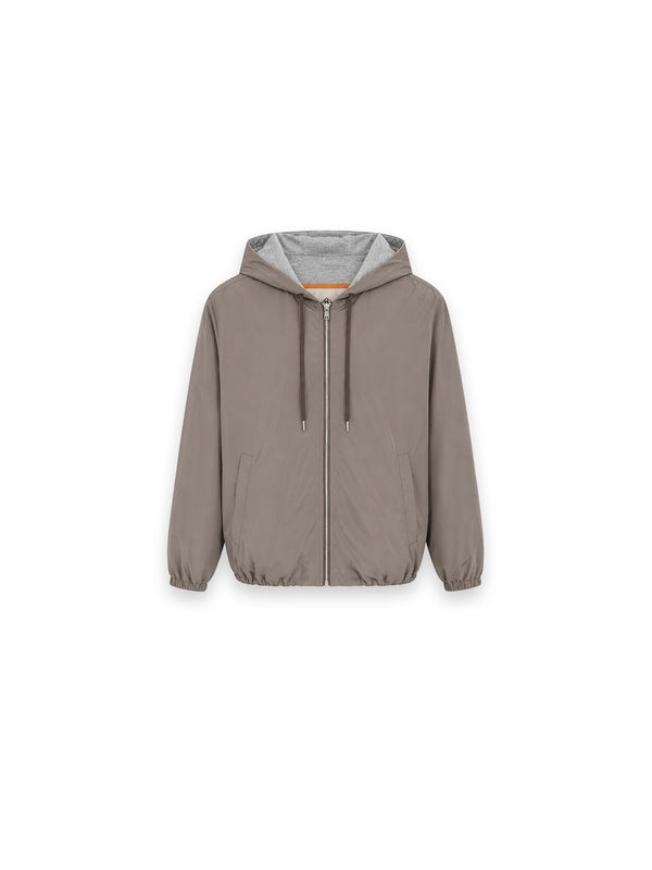 Windbreaker mit Kapuze