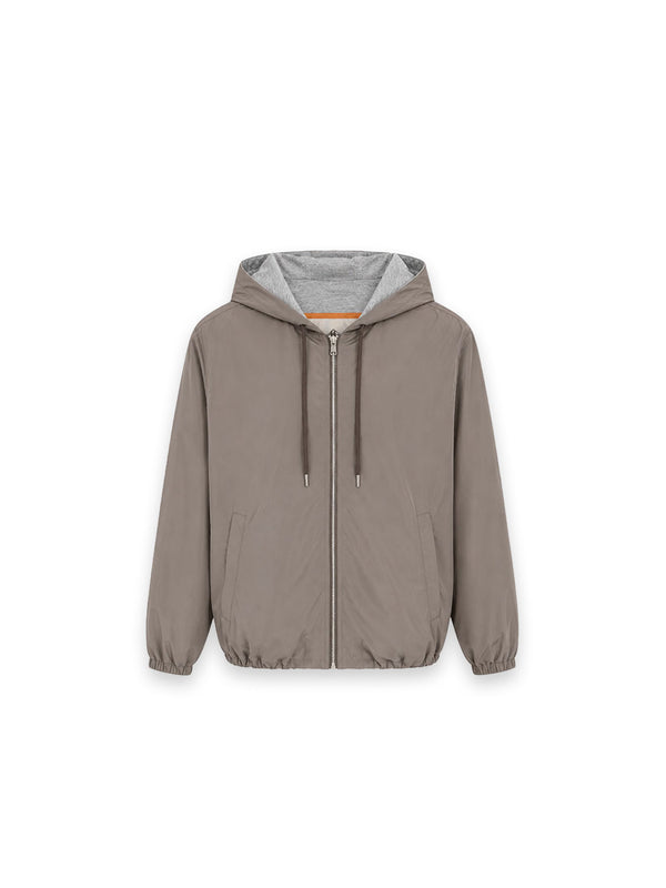 Windbreaker mit Kapuze