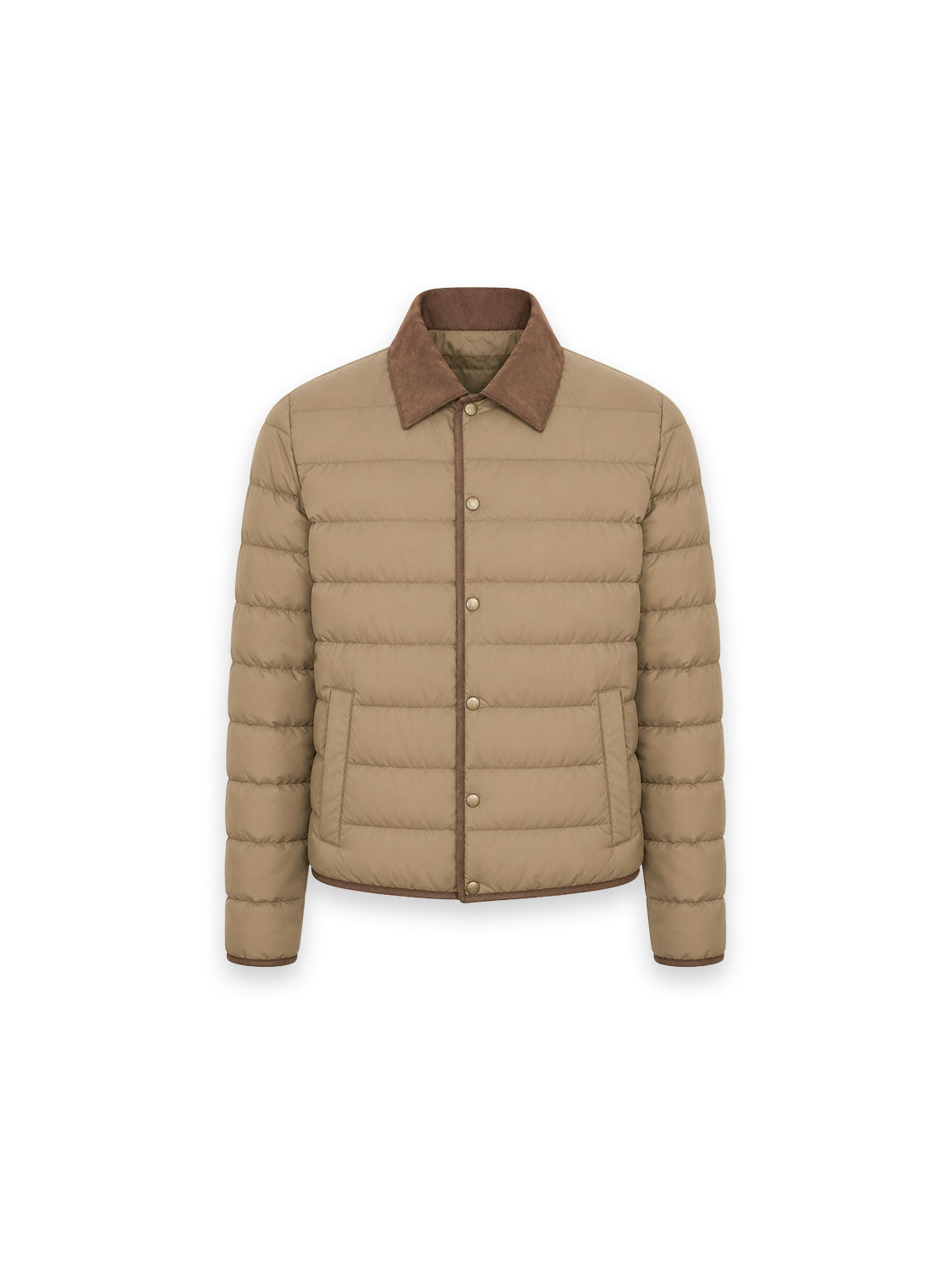 Steppjacke mit Kragen