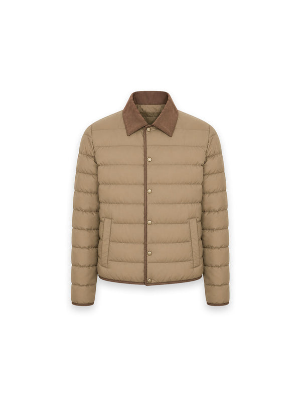 Steppjacke mit Kragen