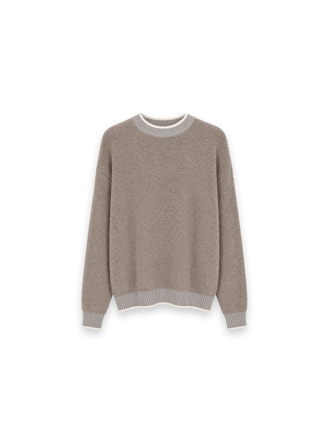 Pullover mit Bouclé Struktur