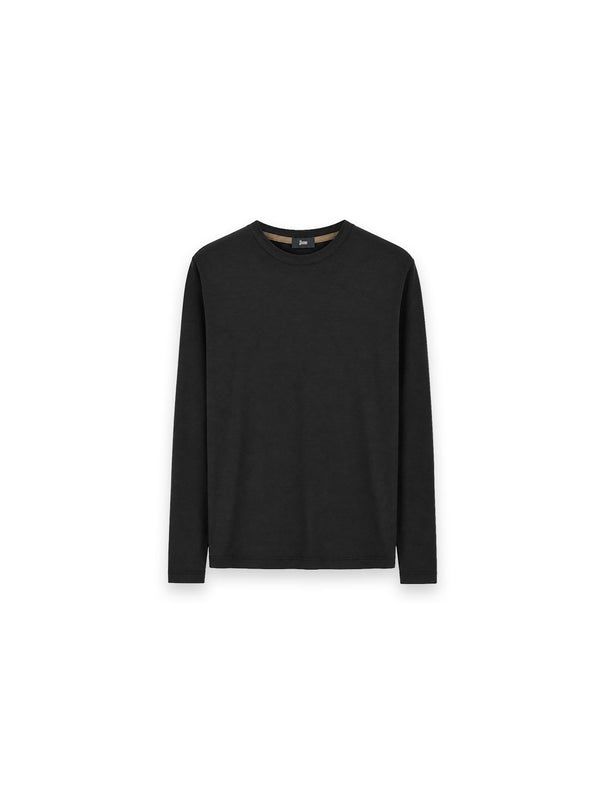 Pullover mit klassischem Rundhalsausschnitt