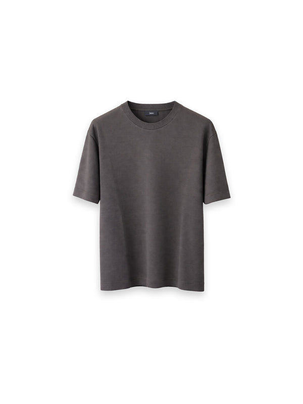 Herno Strick-T-Shirt aus hochwertiger Baumwolle