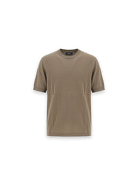 Herno Strick-T-Shirt aus hochwertiger Baumwolle