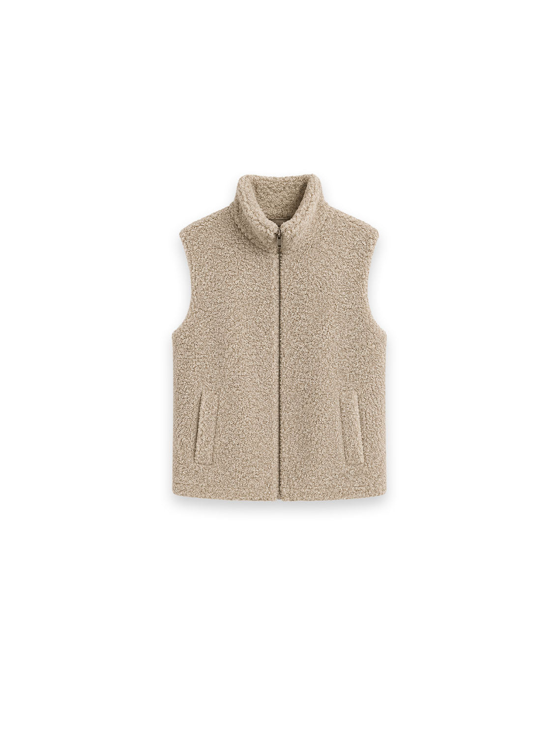 Wendbare Weste in Teddy-Optik