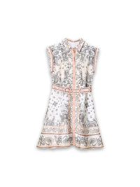 Gemustertes Midikleid