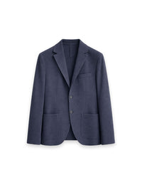 Klassischer Zweiknopf Blazer in strukturierter Qualität