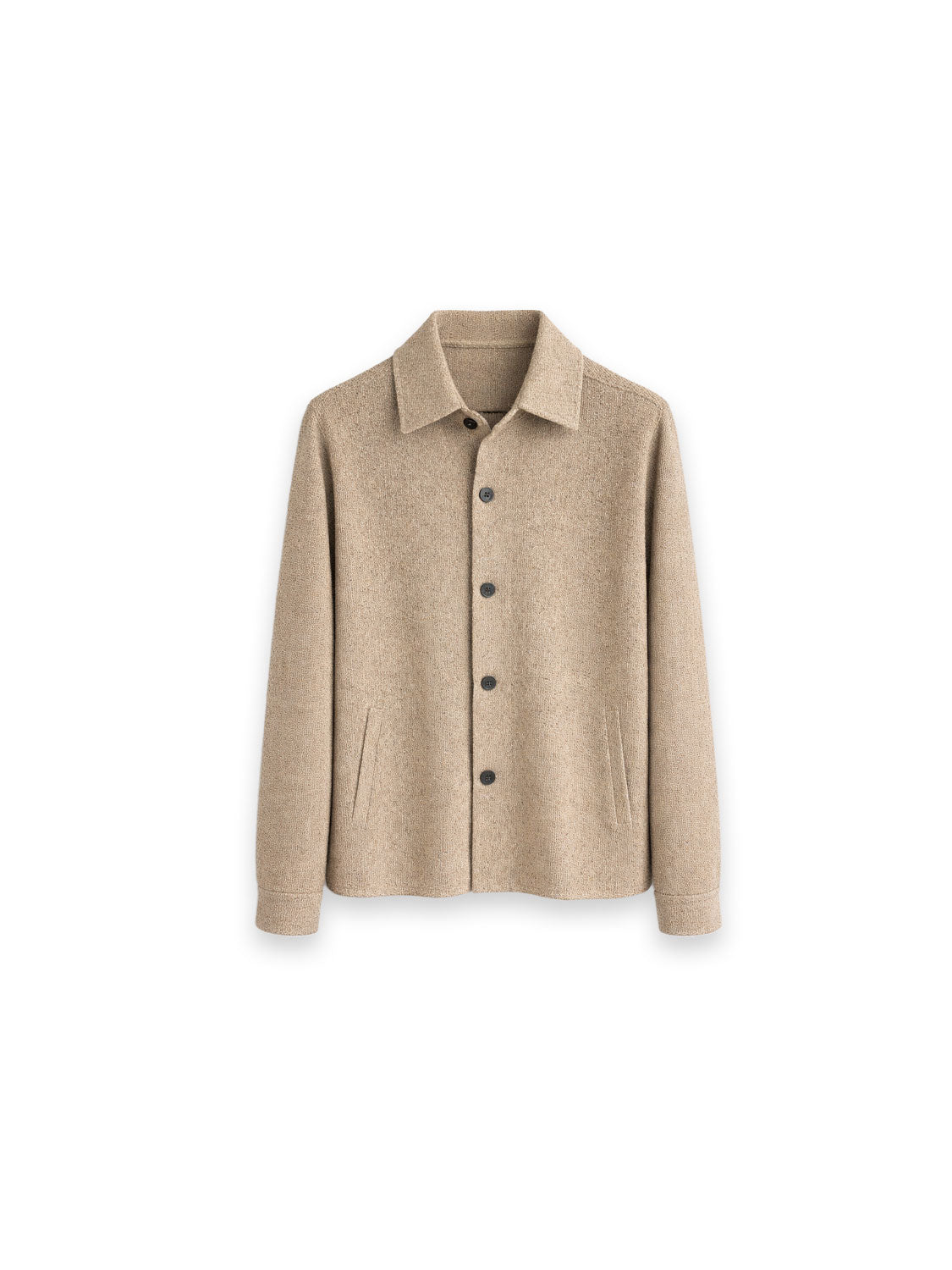 Strukturierte Overshirt Jacke