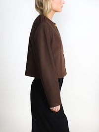 Kurze Jacke aus Schurwolle