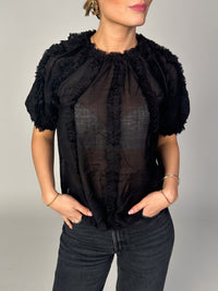 Gracelle – Langarm Bluse mit Rüschen Details