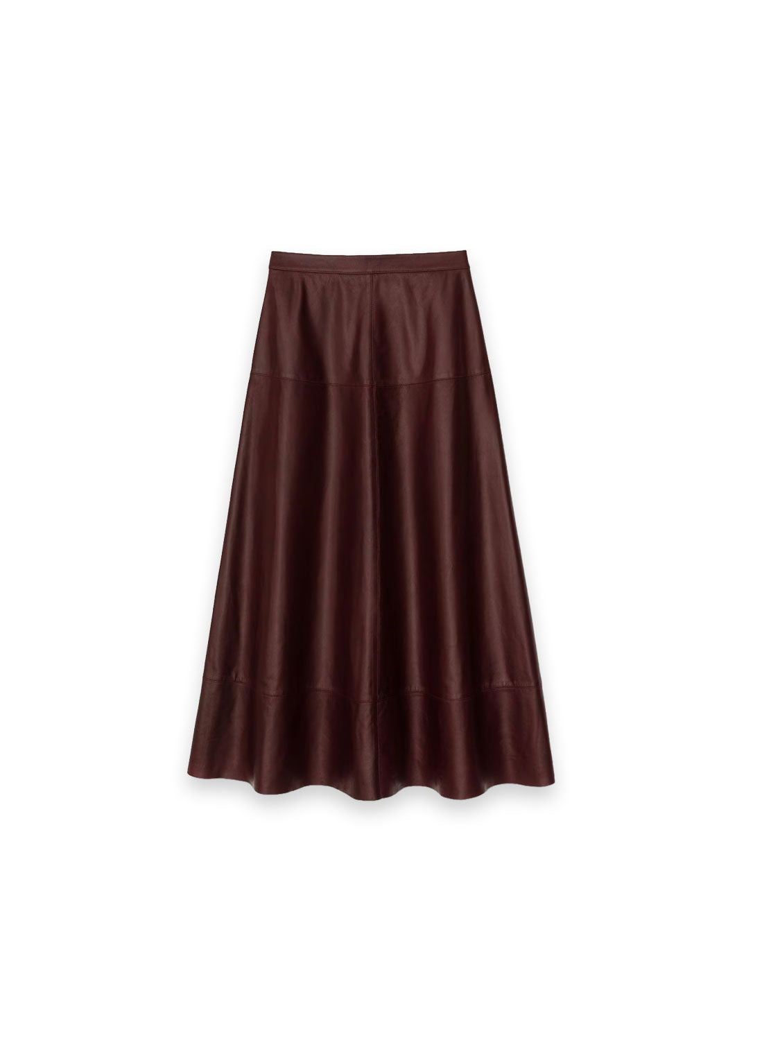 Palomina Rock – Eleganter Leder-Look mit fließender Silhouette