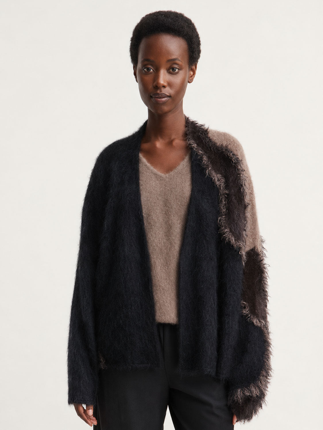Tinaja Strickjacke – Patchwork aus edlem Cashmere