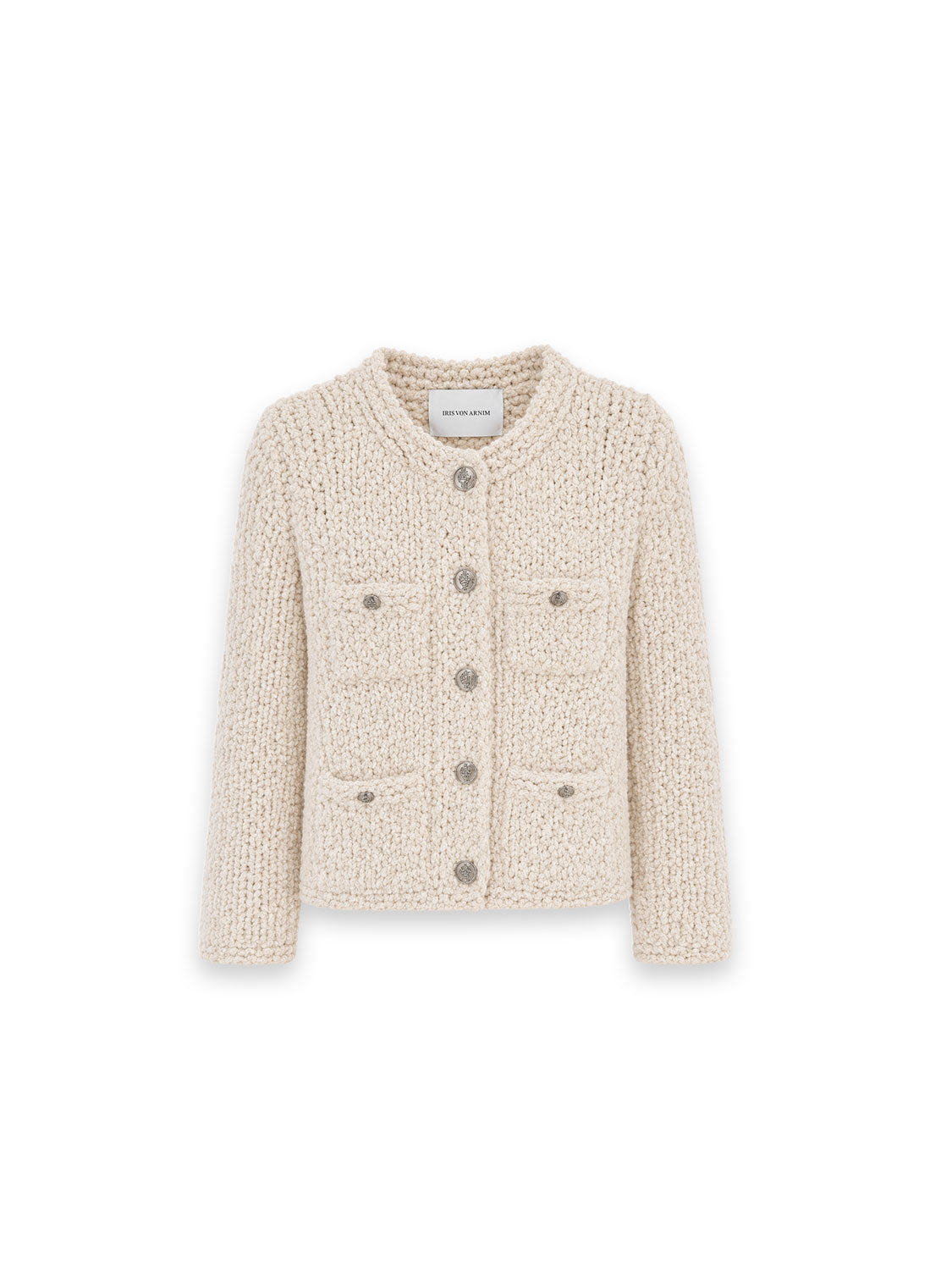 Hyacinta Strickjacke Bouclé Struktur