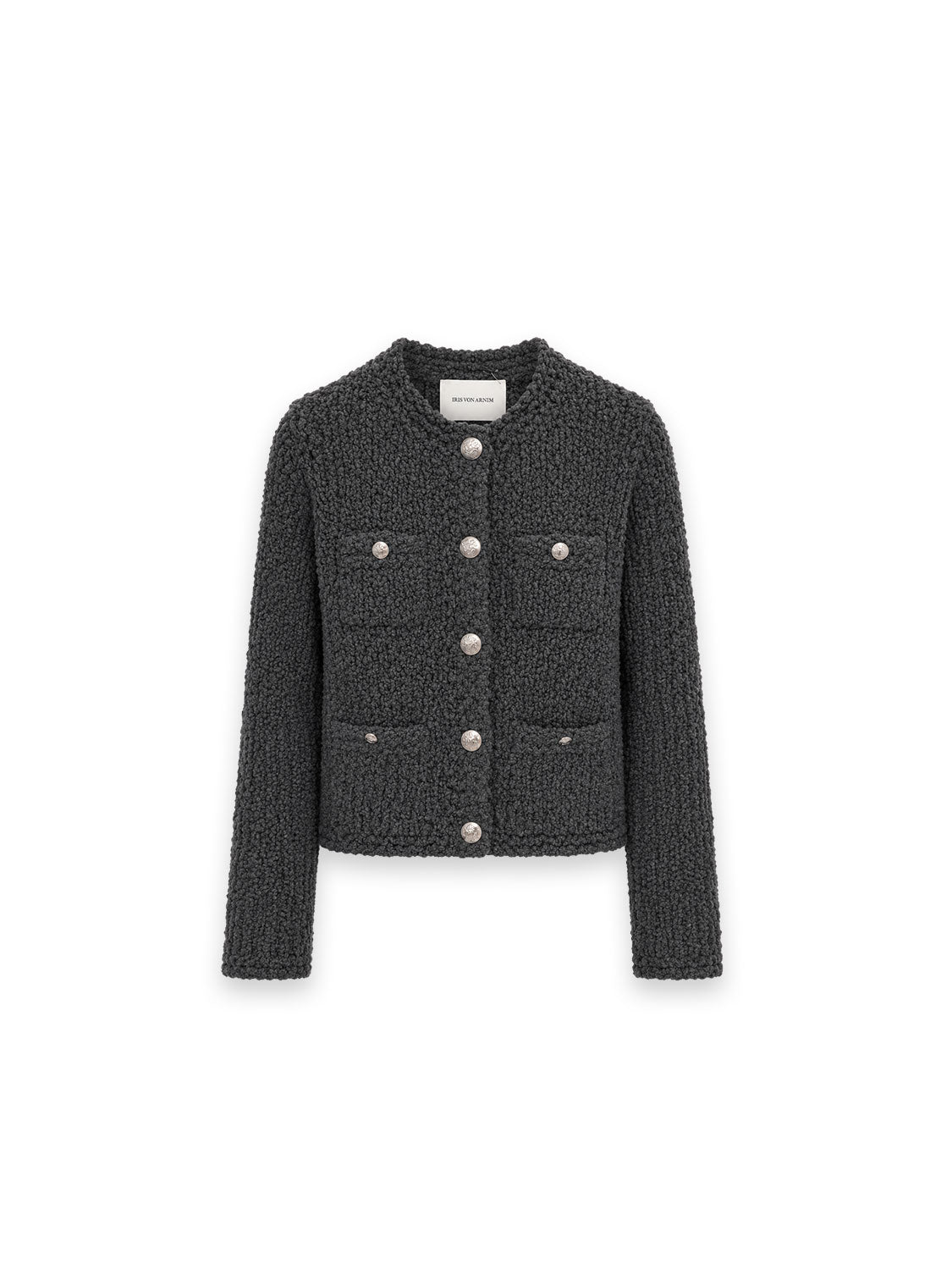 Hyacinta Strickjacke Bouclé Struktur