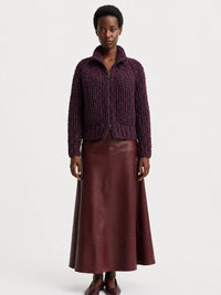Helosia Strickjacke – Chunky Knit mit Stehkragen