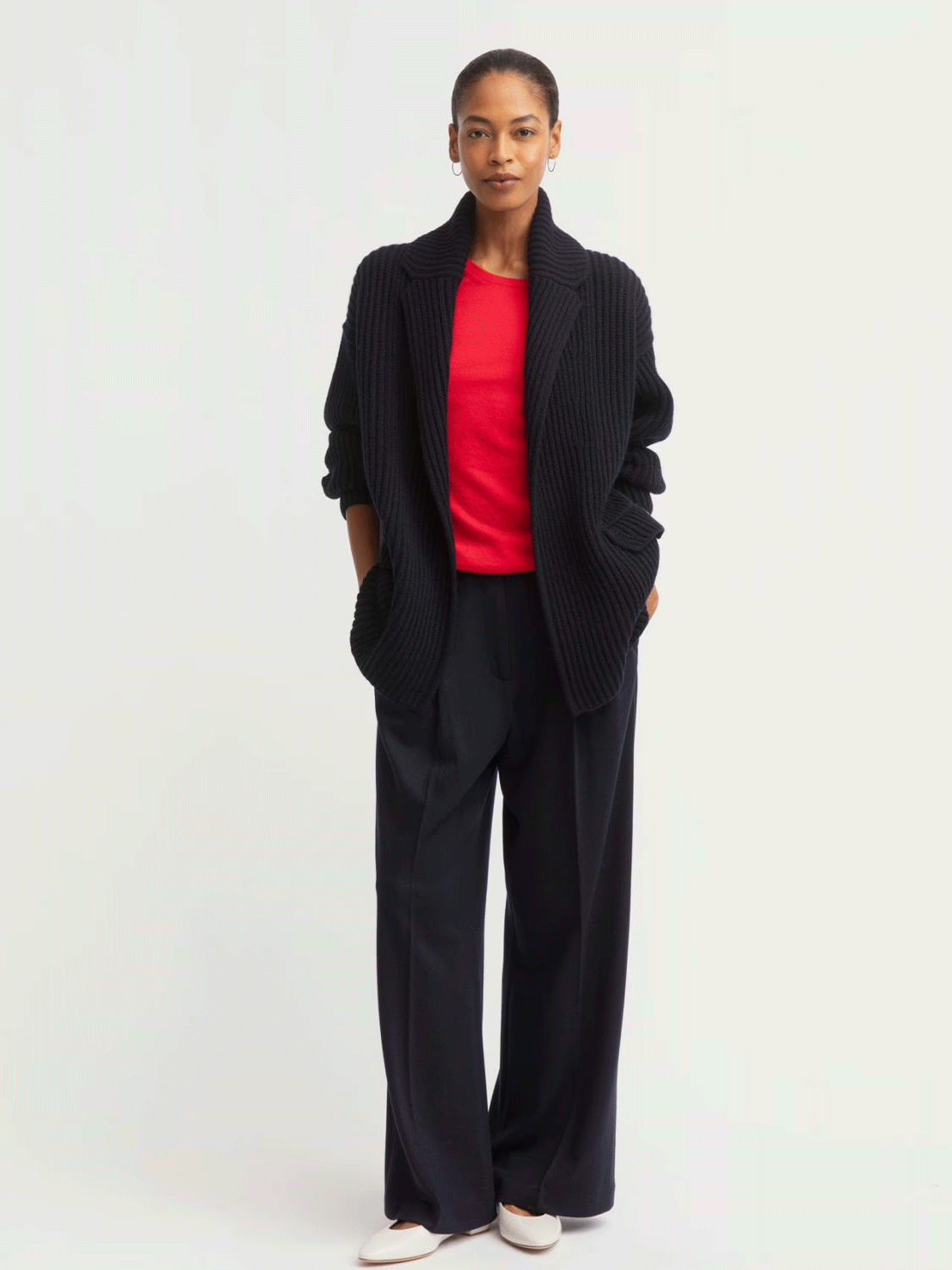 Panea – Cashmere-Cardigan mit Reverskragen