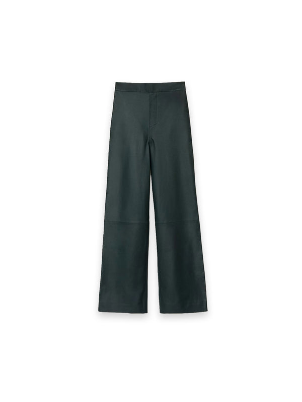 Padmara – Lederhose mit weitem Bein und edlem, glattem Finish