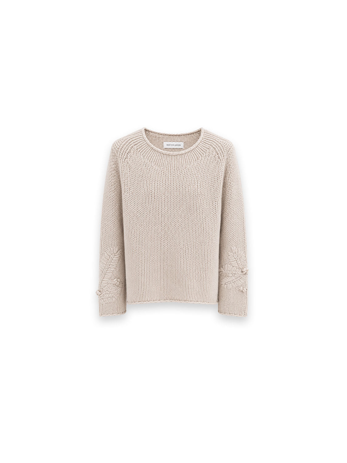 Jylliana Pullover mit kunstvollen Strickdetails an den Ärmeln