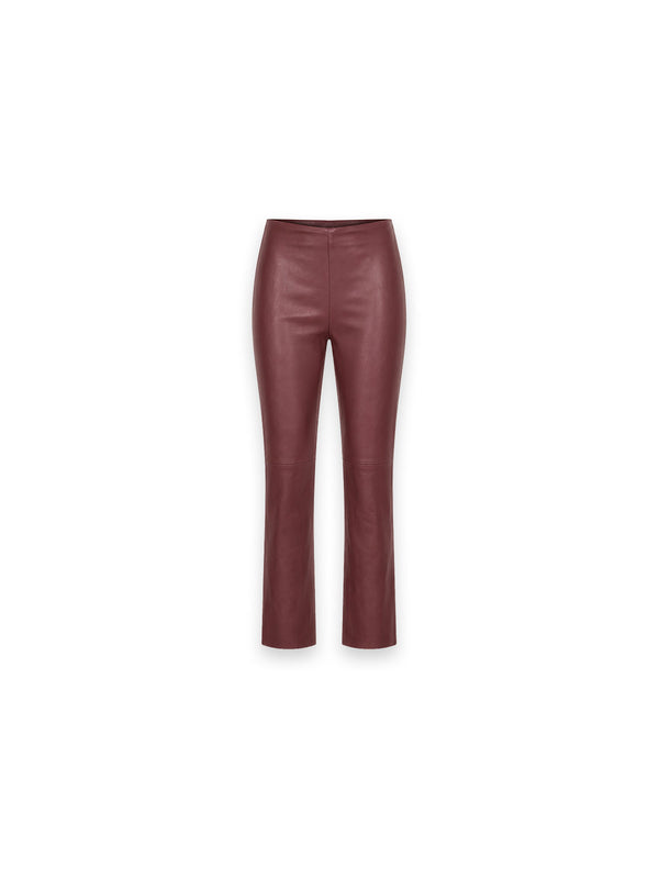 Niki – Lederhose mit geradem Bein