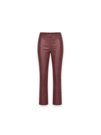 Niki – Lederhose mit geradem Bein