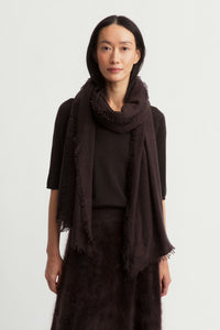 Julia - Cashmere Schal mit Fransen