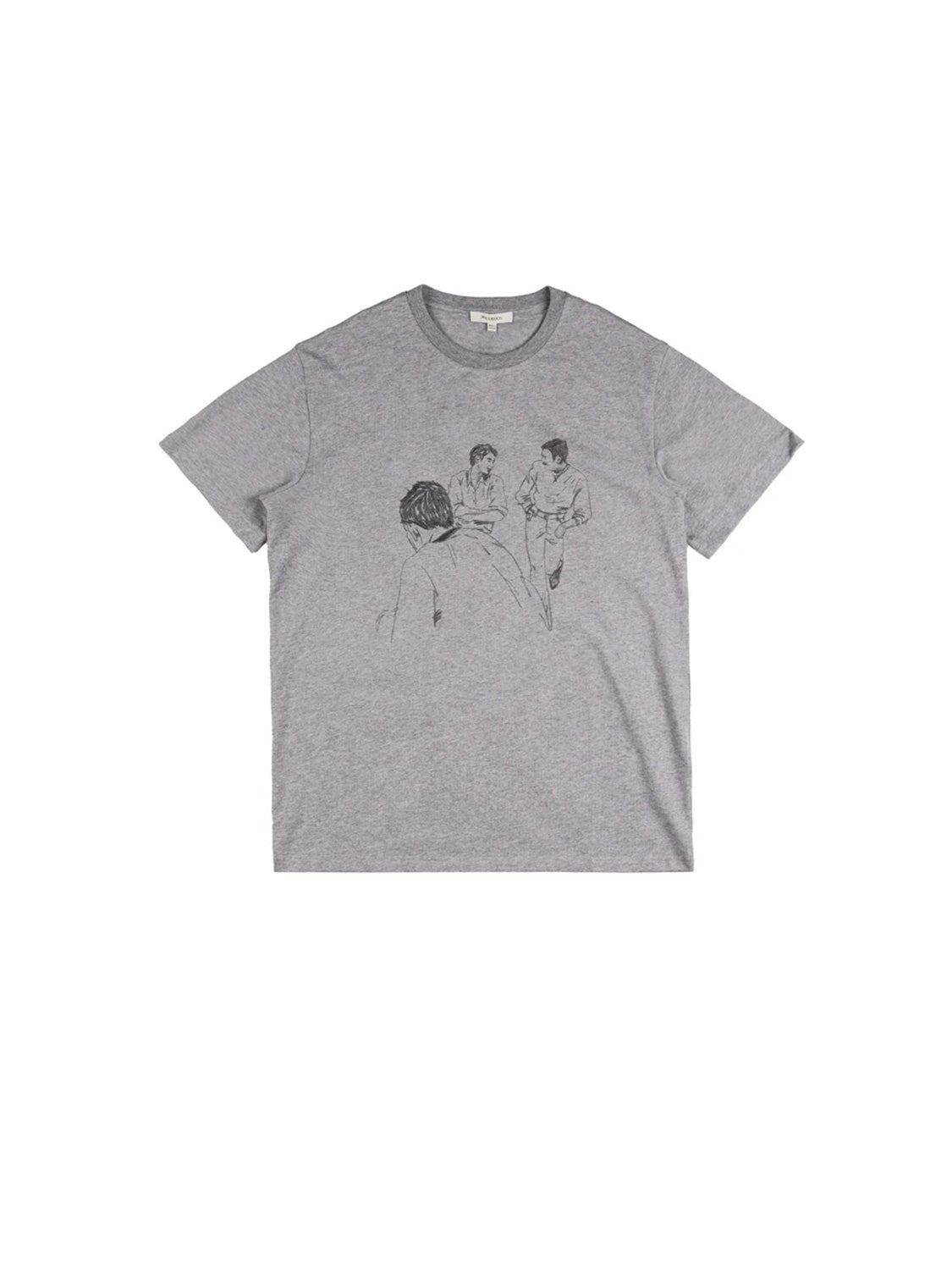 Cafe Scene – T-Shirt mit Print