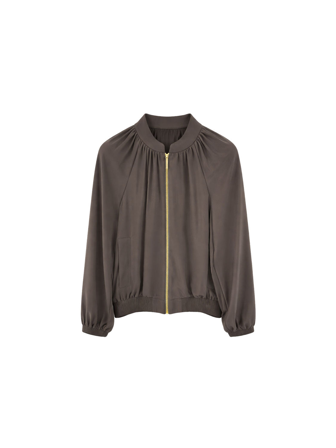 Mira jacket made of flowing fabric