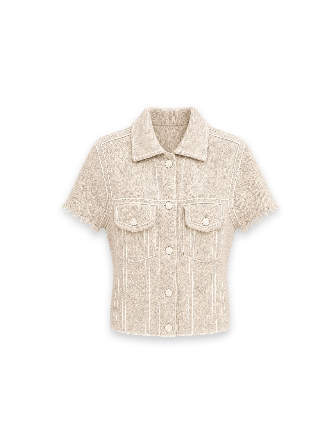 Bluse Kurzarmstrick
