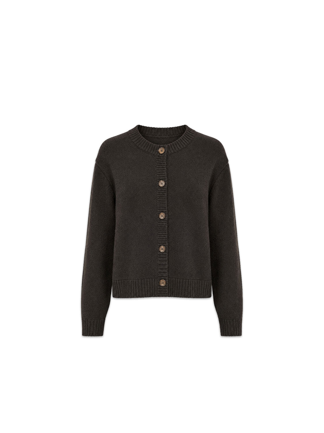 Emmylou Strickjacke mit klassischer Knopfleiste