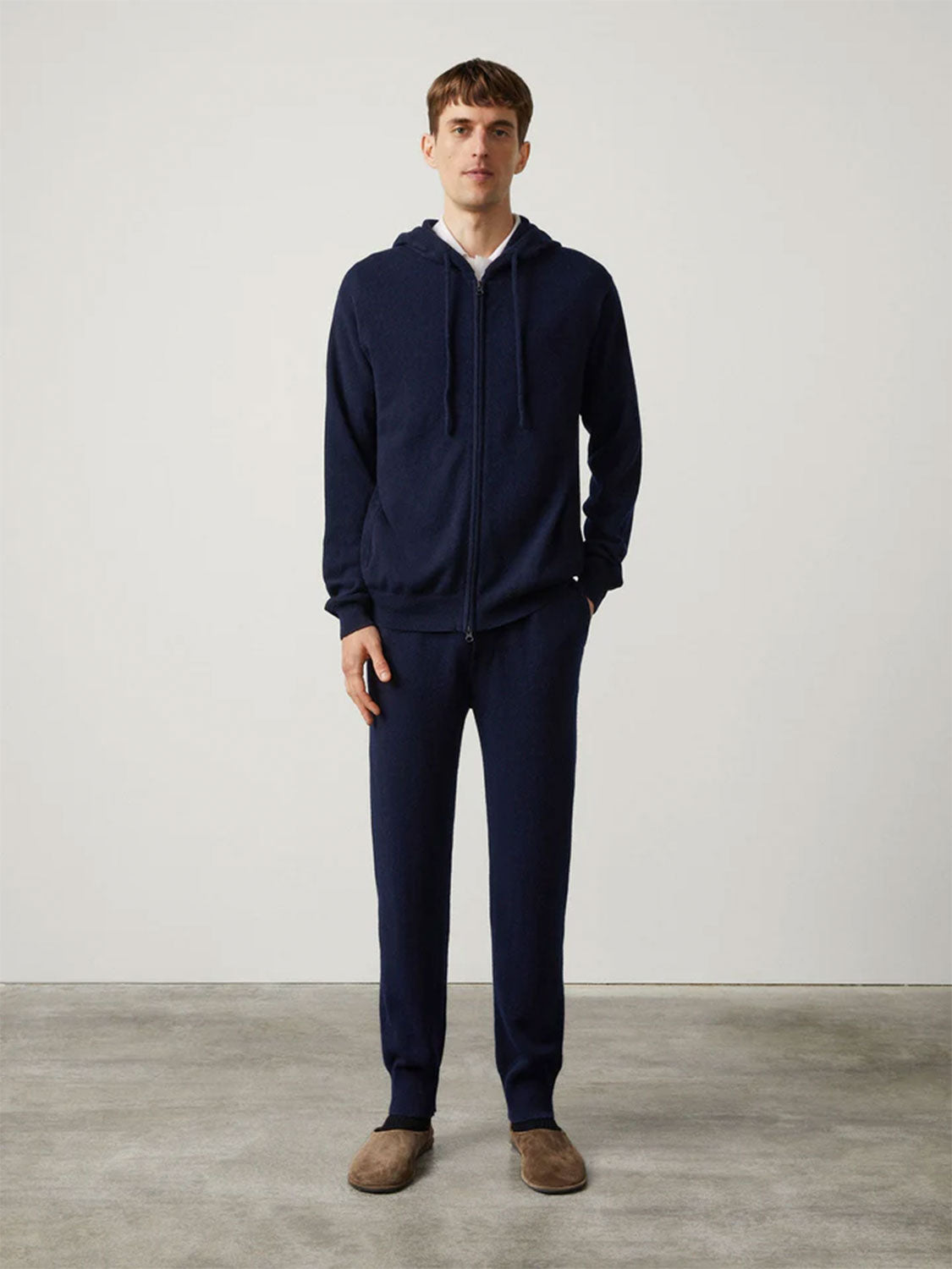 Emerson Hoodie Zip Strickjacke mit Kapuze