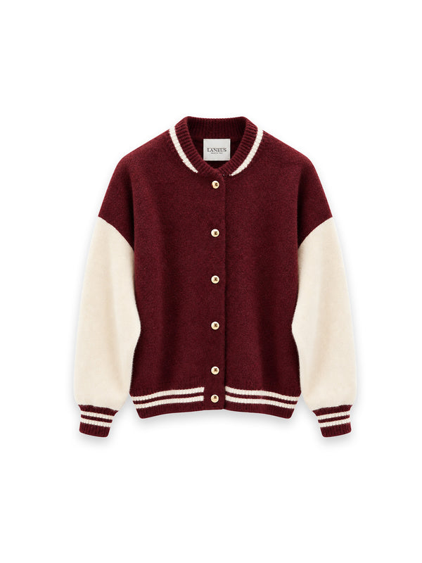 Knitted Bomber aus Cashmere & Seide