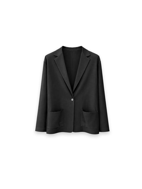 Blazer mit fließender Silhouette