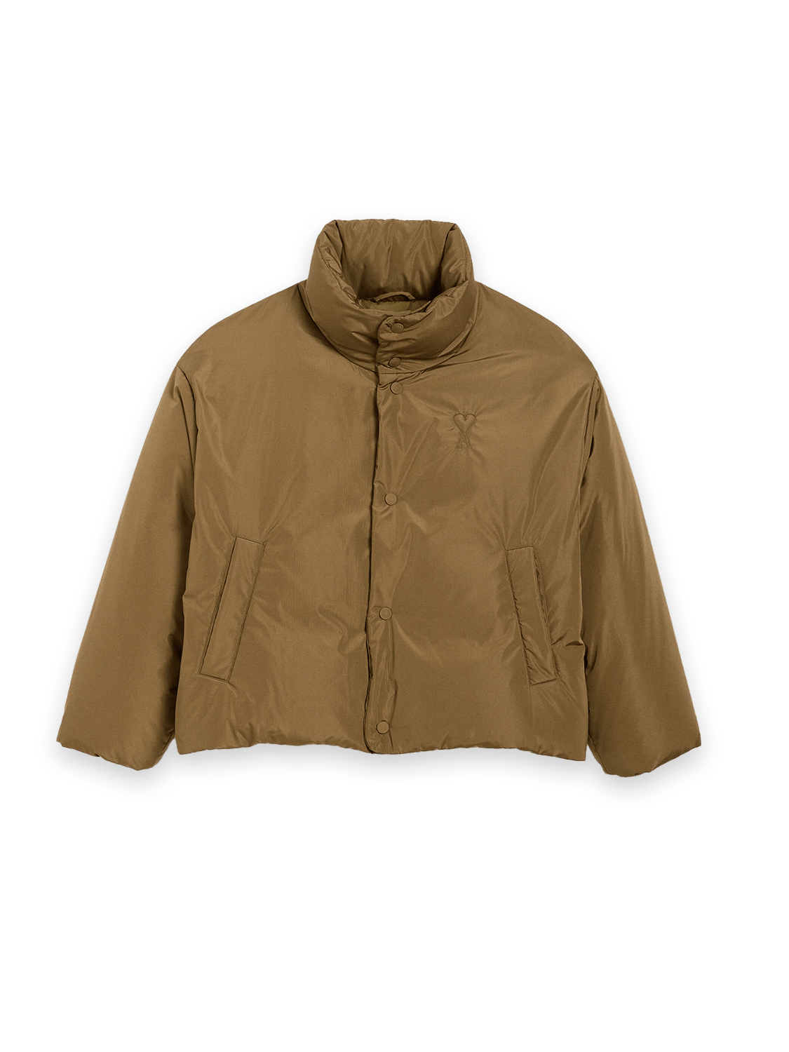 Pufferjacke mit hohem Kragen