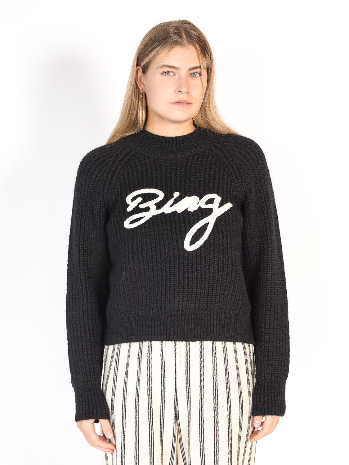 Strickpullover mit Logo