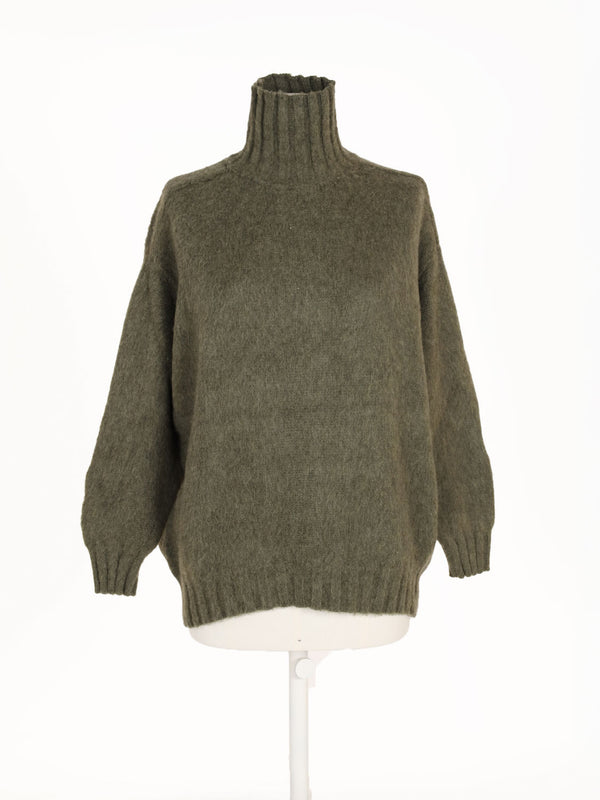 Rollkragenpullover aus Merinowolle