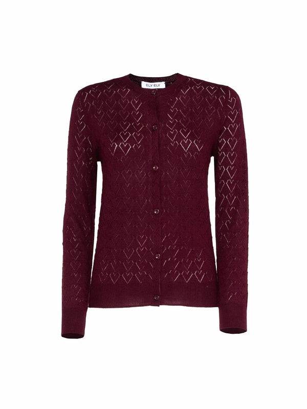 Sandra – Cardigan mit Herz-Details