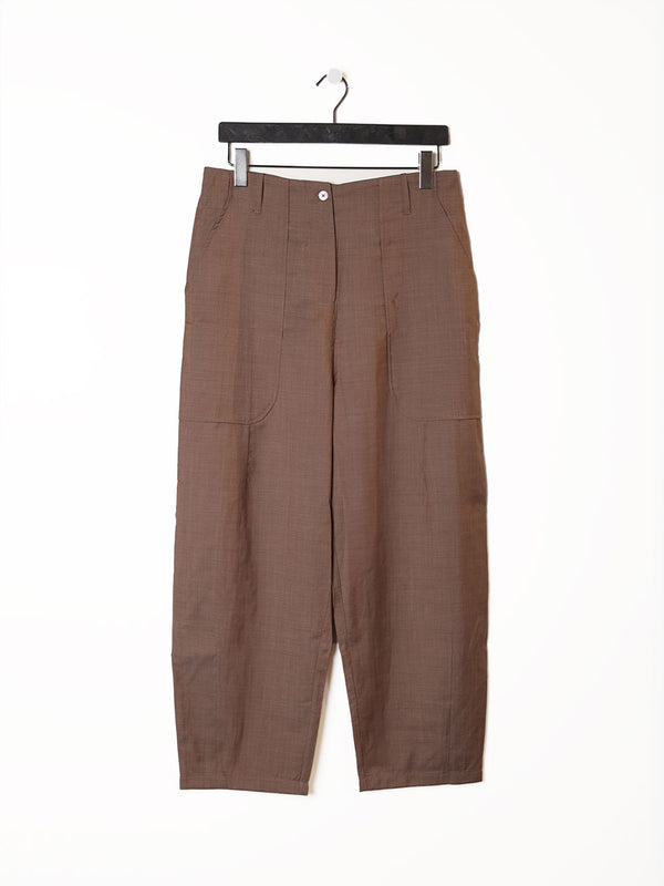 Breite Hose aus Schurwolle