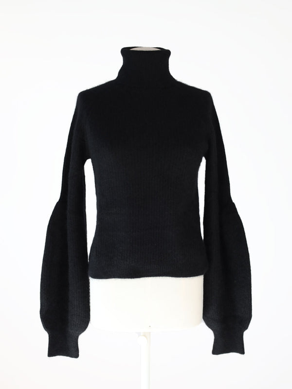 Strickpullover mit Rollkragen