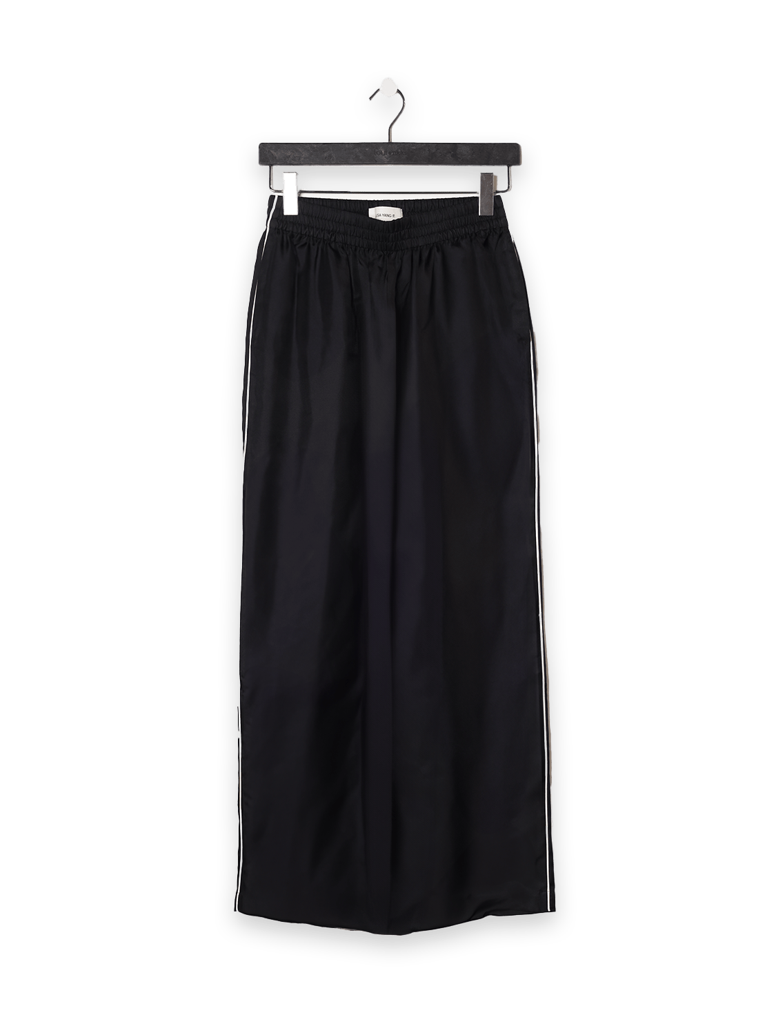 Silk Trousers – Seidenhosen mit seitlichem Streifen