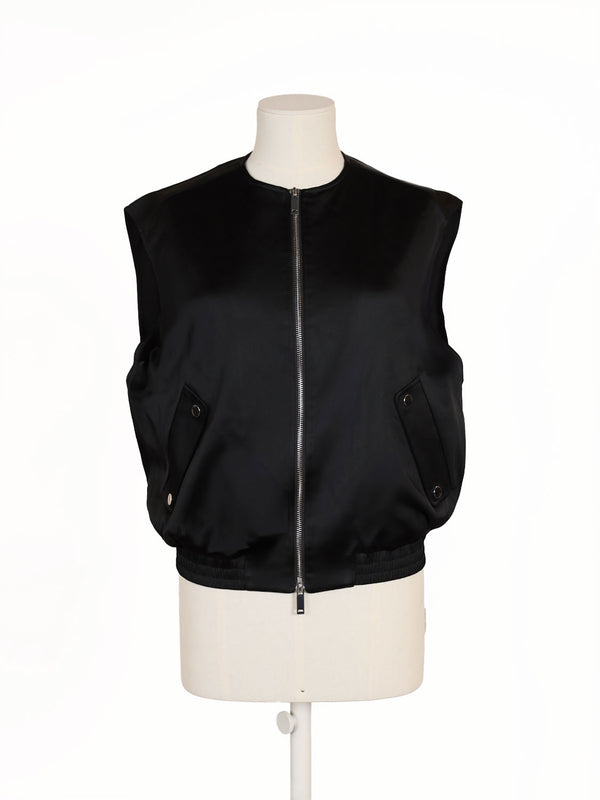 Woven Vest  – Seidenbomber Weste