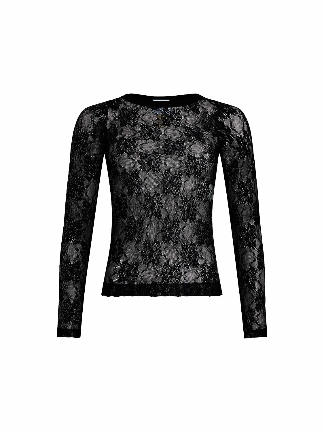 Schmales Spitzenoberteil