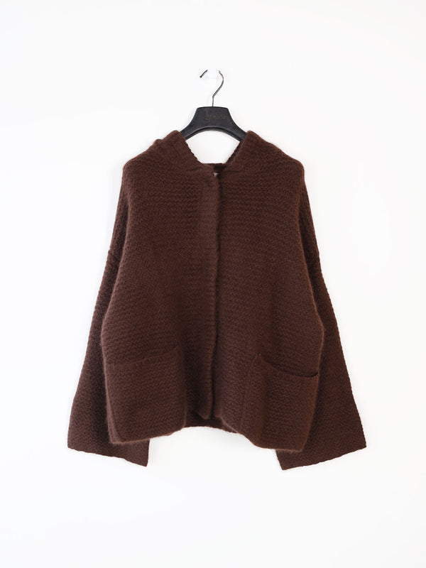 Breezy – Strickjacke mit Kapuze