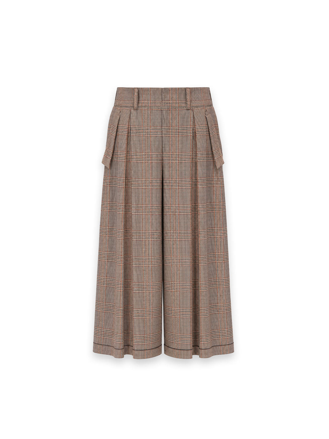 Hose Karomuster mit weiter Silhouette