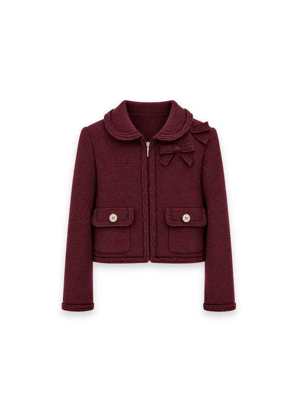 Blazer Strukturierte Bouclé Optik