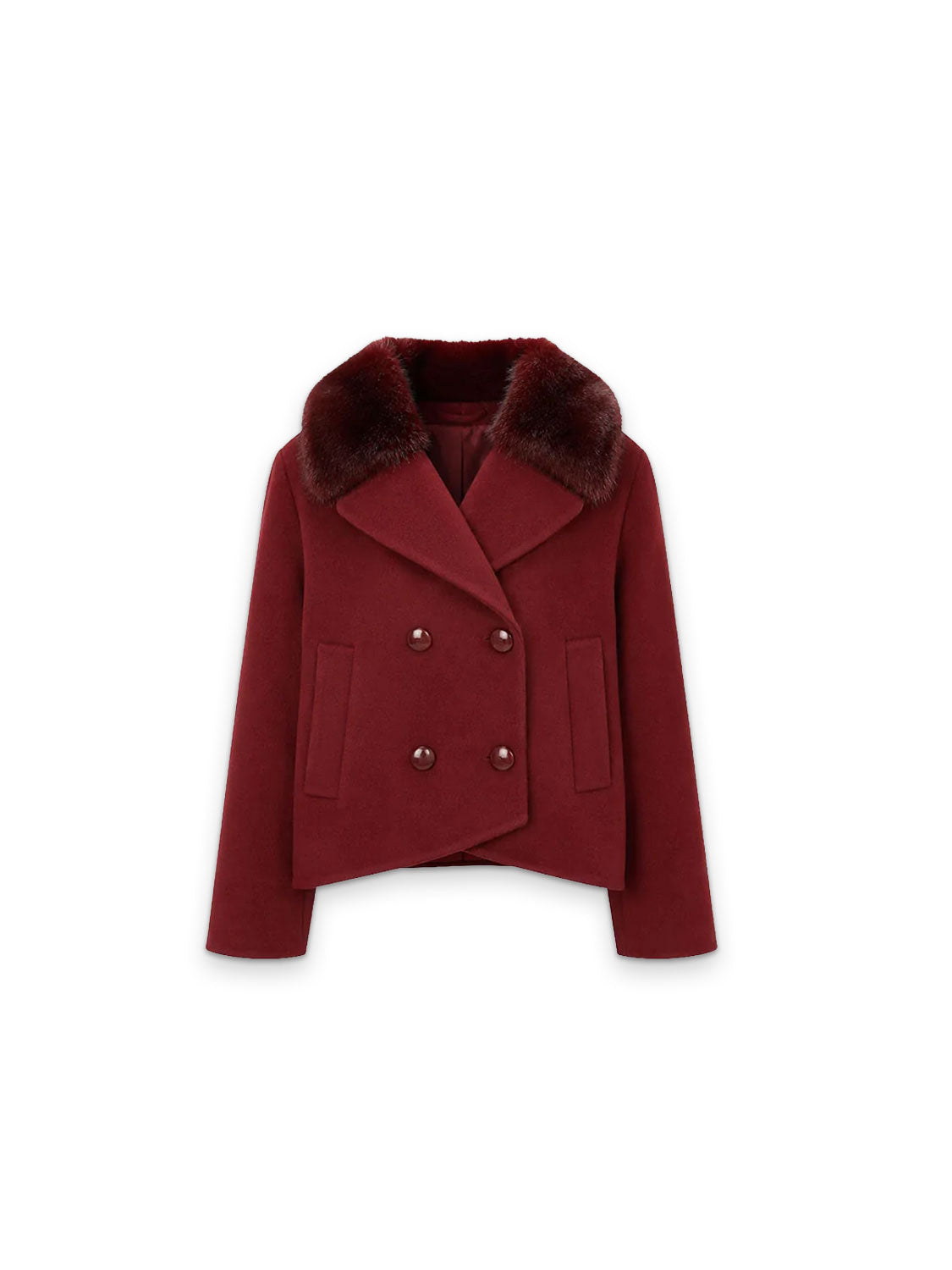 Jacke mit elegantem Kragen