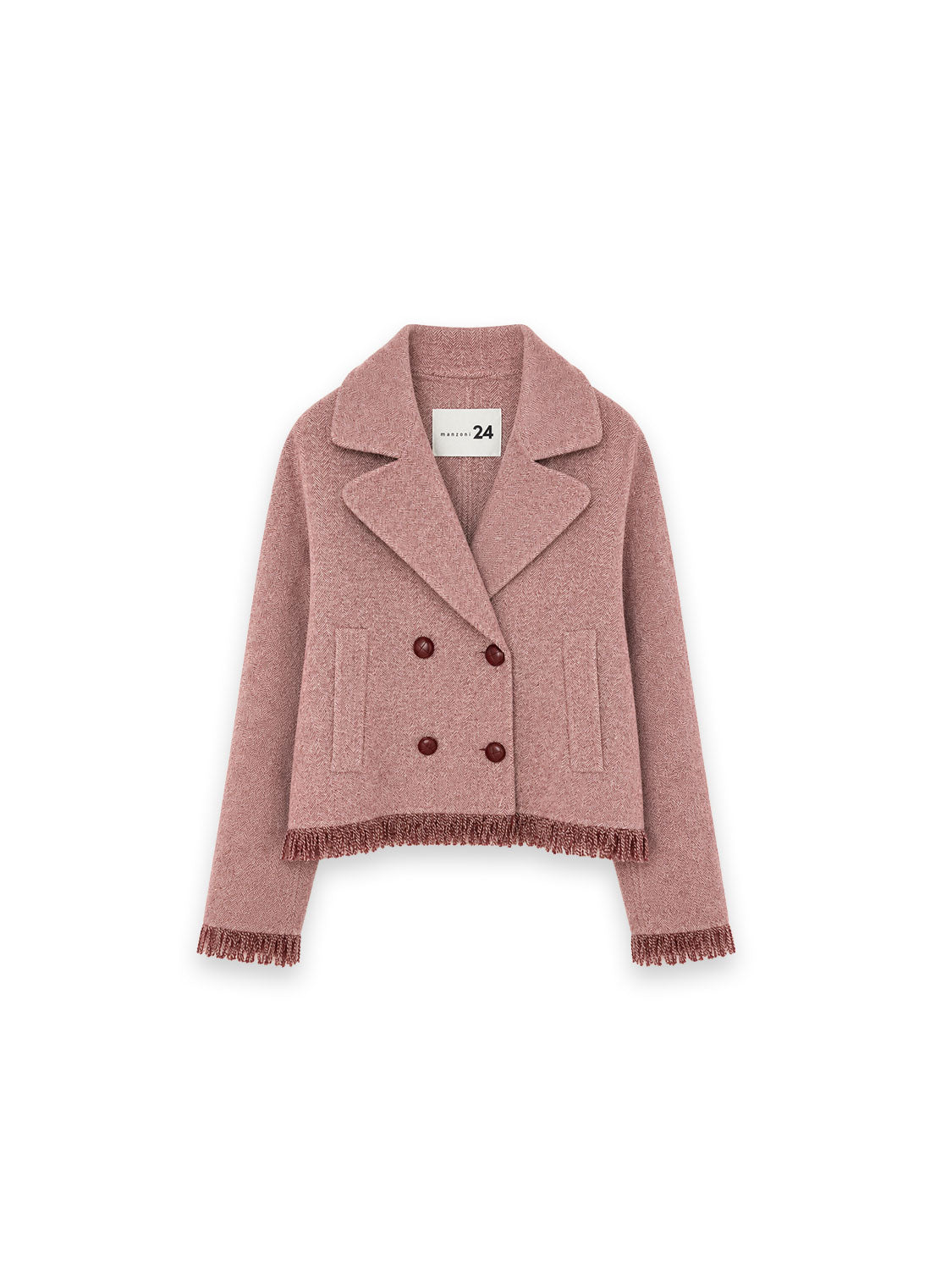 Jacke mit Fischgratmuster